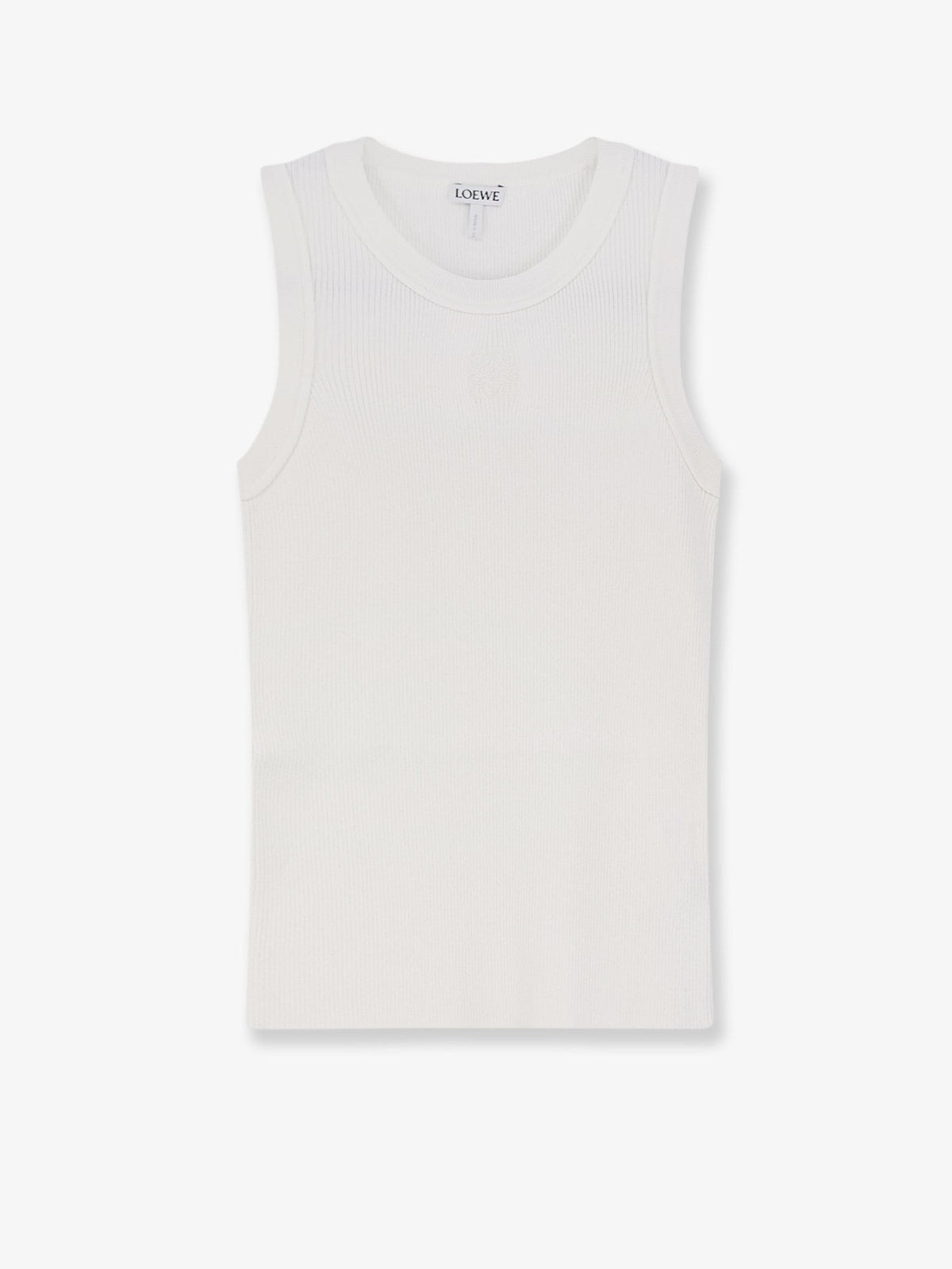 Loewe Women's Anagram Viscose Tank Top White