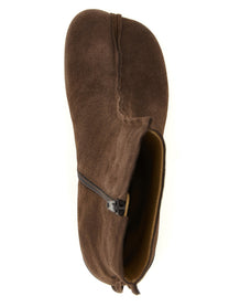 MM6 Maison Margiela Anatomic Stitch Toe Ankle Boots Brown