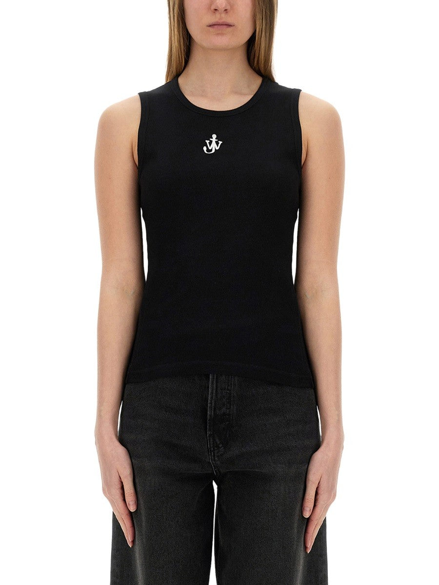JW Anderson Women's Anchor Jwa Tank Top Black