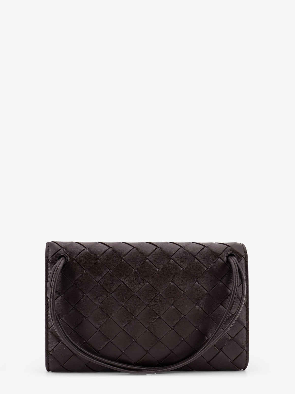 Bottega Veneta Women's Andiamo Crossbody Bag Brown