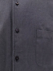 Loro Piana Men's Andrè Cotton Shirt Blue