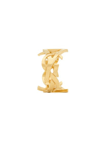 Saint Laurent Women's Anello Ferma Sciarpa Cassandre Gold