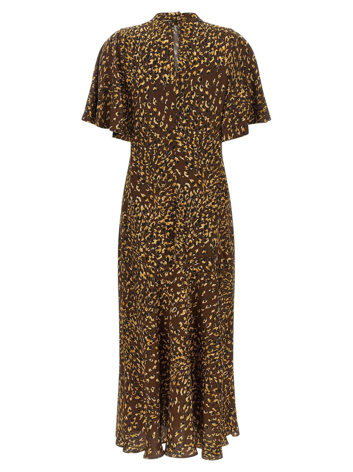 TWINSET Animal Print Dress Brown