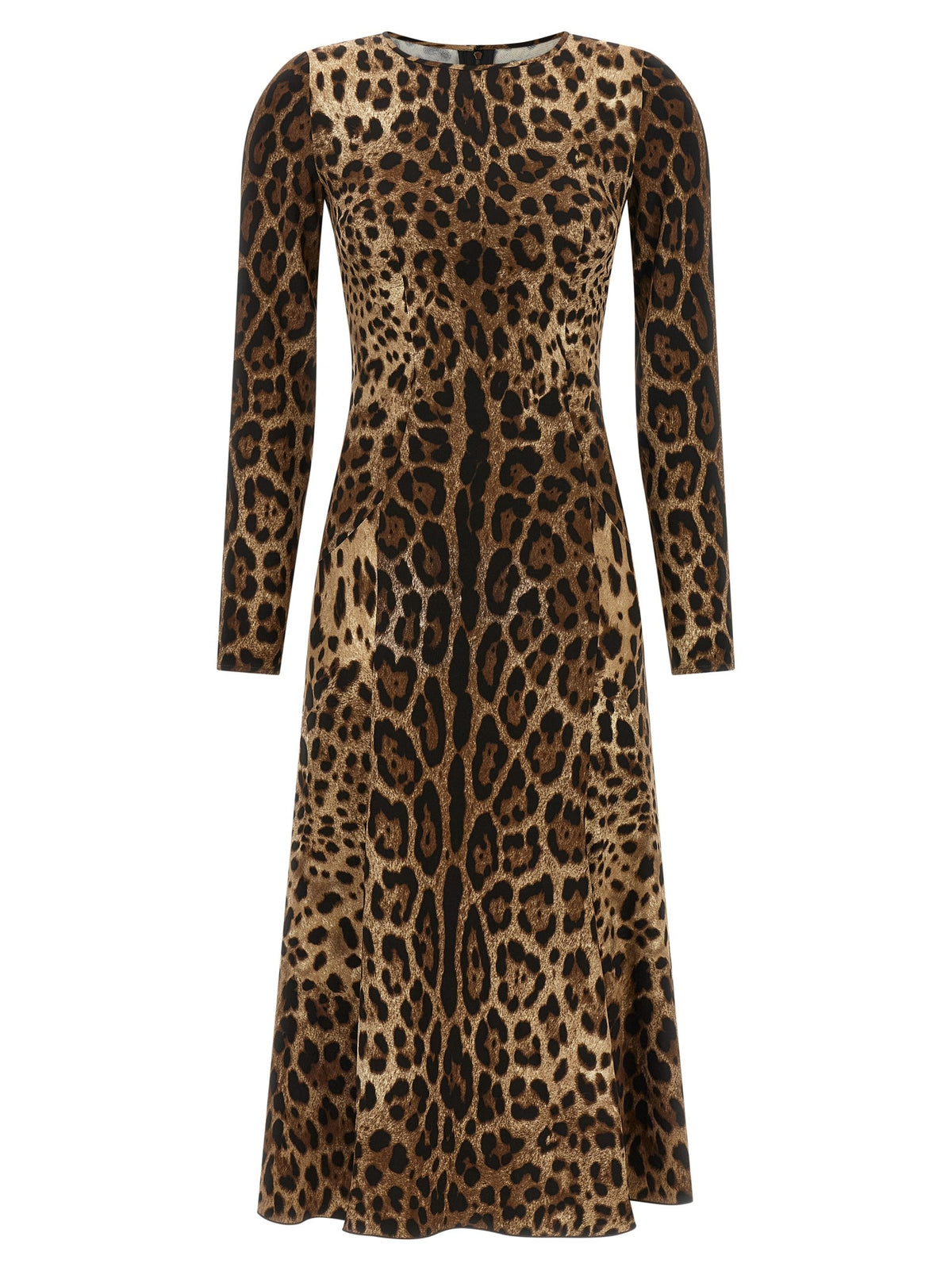 Dolce &amp; Gabbana Animal Print Dress Brown