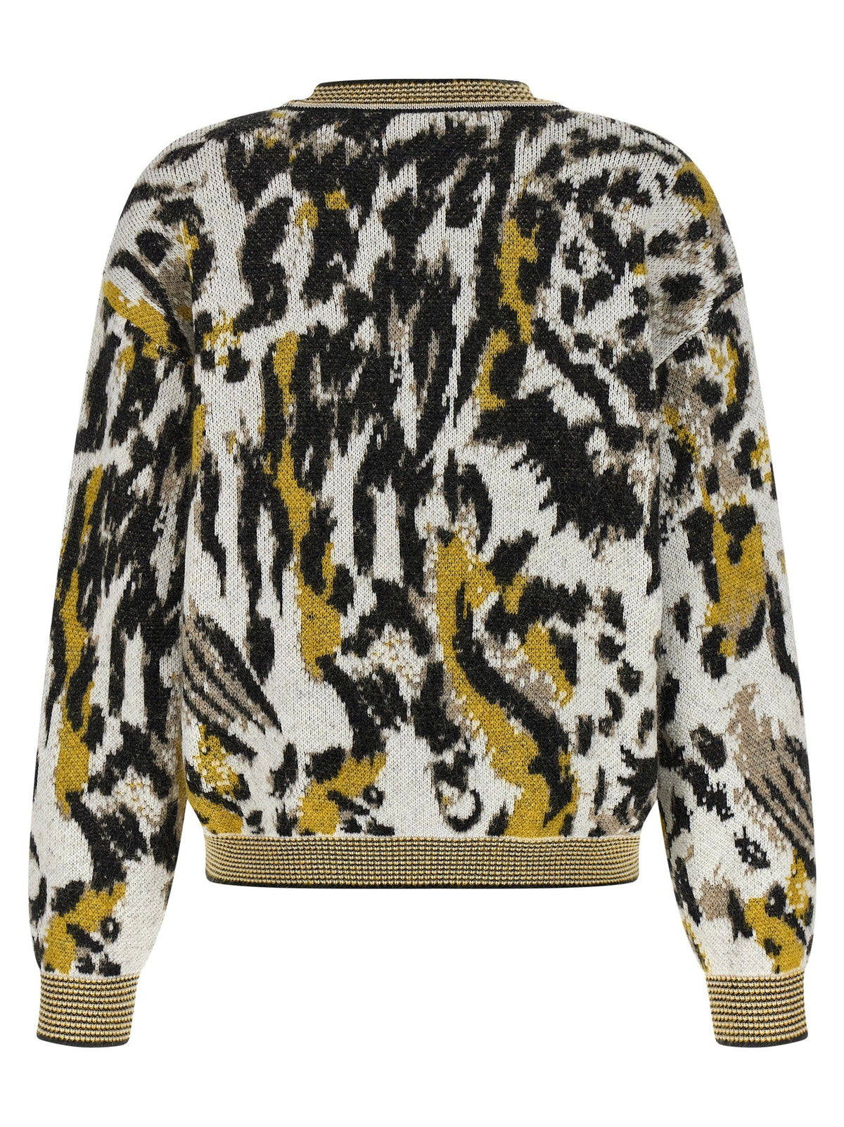 Missoni Animalier Motif Sweater Gold