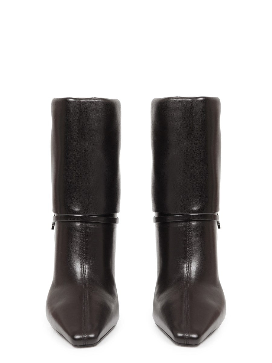 Saint Laurent Women's Ankle Boot Niki Brown