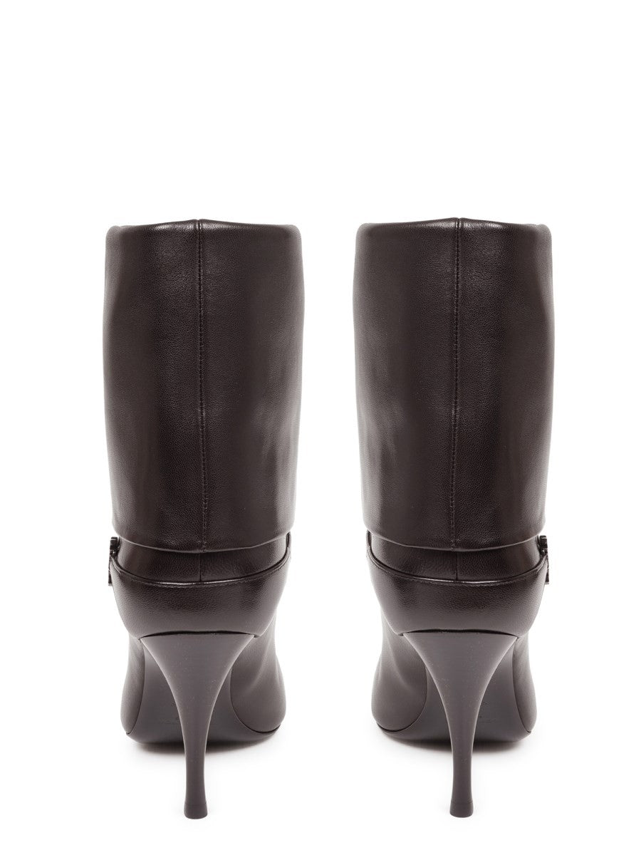 Saint Laurent Women's Ankle Boot Niki Brown