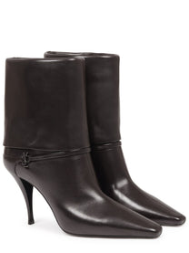 Saint Laurent Women's Ankle Boot Niki Brown