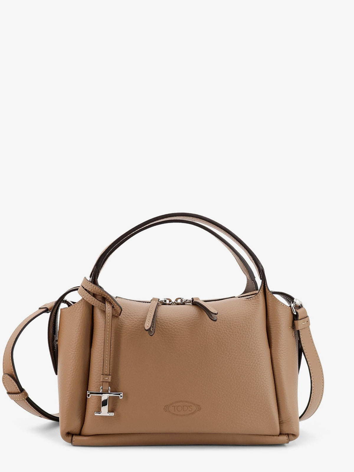 Tod's Women's Apa Leather Crossbody Bag Beige