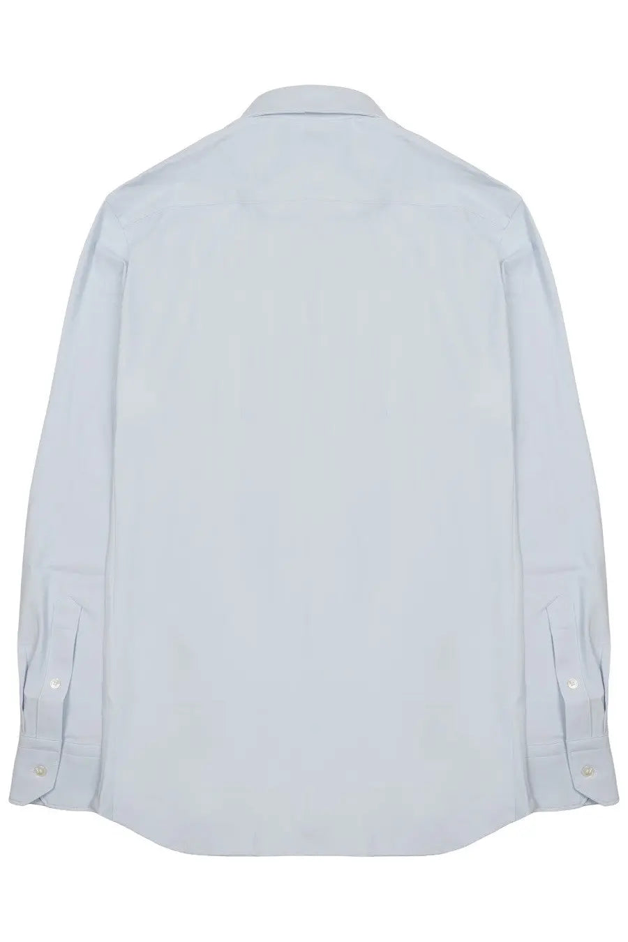 Archivium be updated men’s camicia crisp light blue long-sleeved dress shirt with classic collar in technical fabric