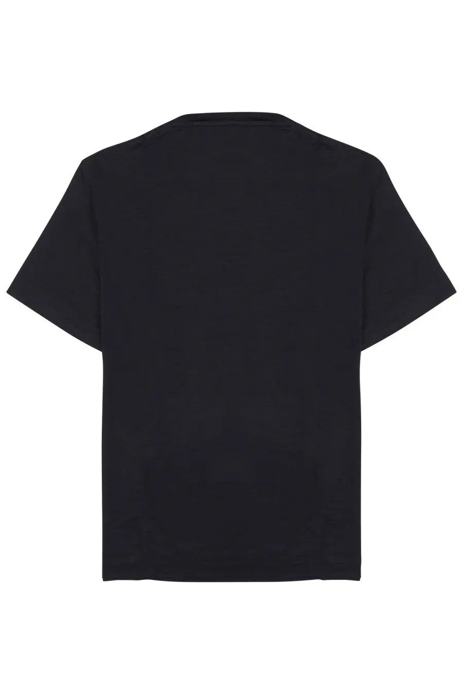 Archivium be updated men’s black short-sleeved solid cotton t-shirt in lana blue for casual wear