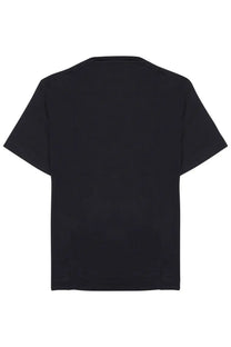 Archivium be updated men’s black short-sleeved solid cotton t-shirt in lana blue for casual wear