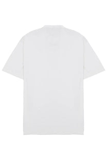 Archivium be updated men’s white short-sleeved t-shirt in tessuto tecnico with a simple crew neck design