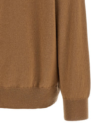 Ballantyne Argyle Intarsia New Diamond Sweater Beige