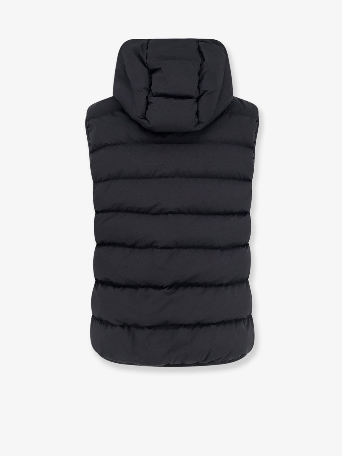 Moncler Men's Arinella Matt Black Sleeveless Down Jacket Black