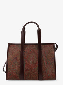 ETRO Women's Arnica Paisley Fabric Handbag Black