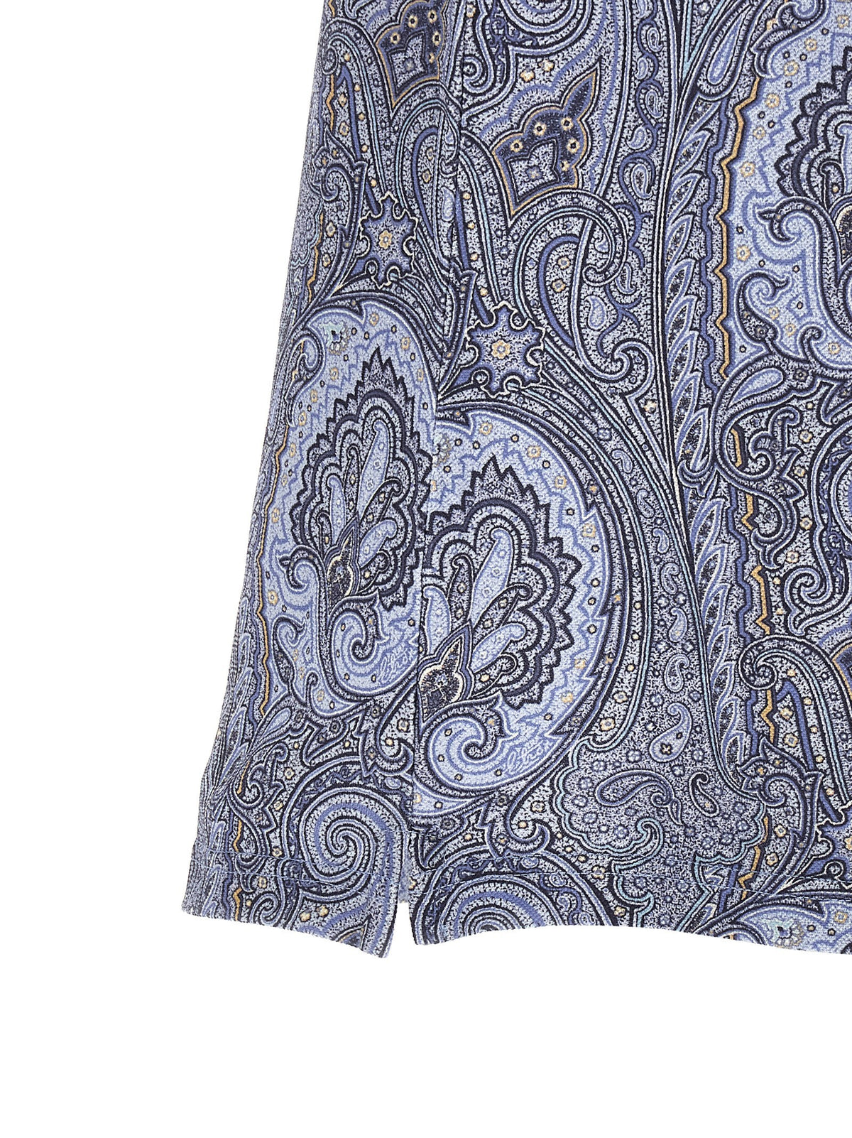 ETRO Arnica Paisley Polo Shirt Blue