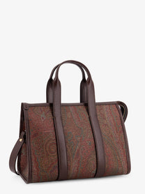 ETRO Women's Arnica Paisley Fabric Handbag Black
