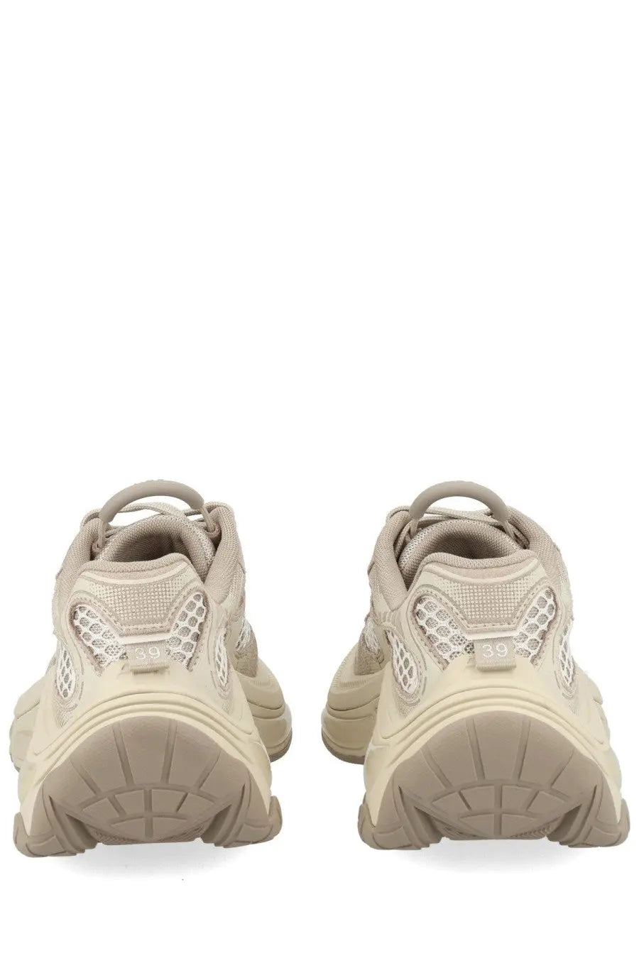 Ash women’s dragon sneaker beige chunky sneaker with mesh panels and textured rubber sole for comfortable wear