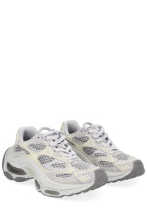 Ash women’s dragon sneaker grey in cream and gray mesh with chunky retro-inspired design
