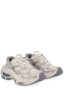 Ash women’s dragon sneaker grey cream and gray mesh chunky retro-inspired design for casual wear