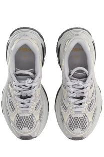Ash women’s dragon sneaker grey chunky sneakers with gray and black mesh design featuring resh logo on the insole