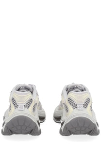 Ash womens dragon sneaker grey featuring chunky off-white and gray balenciaga triple s sneakers with mesh panels