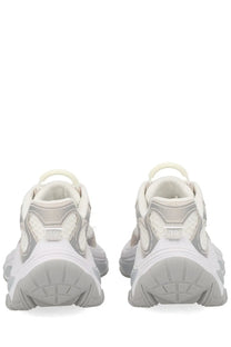 Ash women’s dragon sneaker white chunky sneakers with white and gray textured layered design