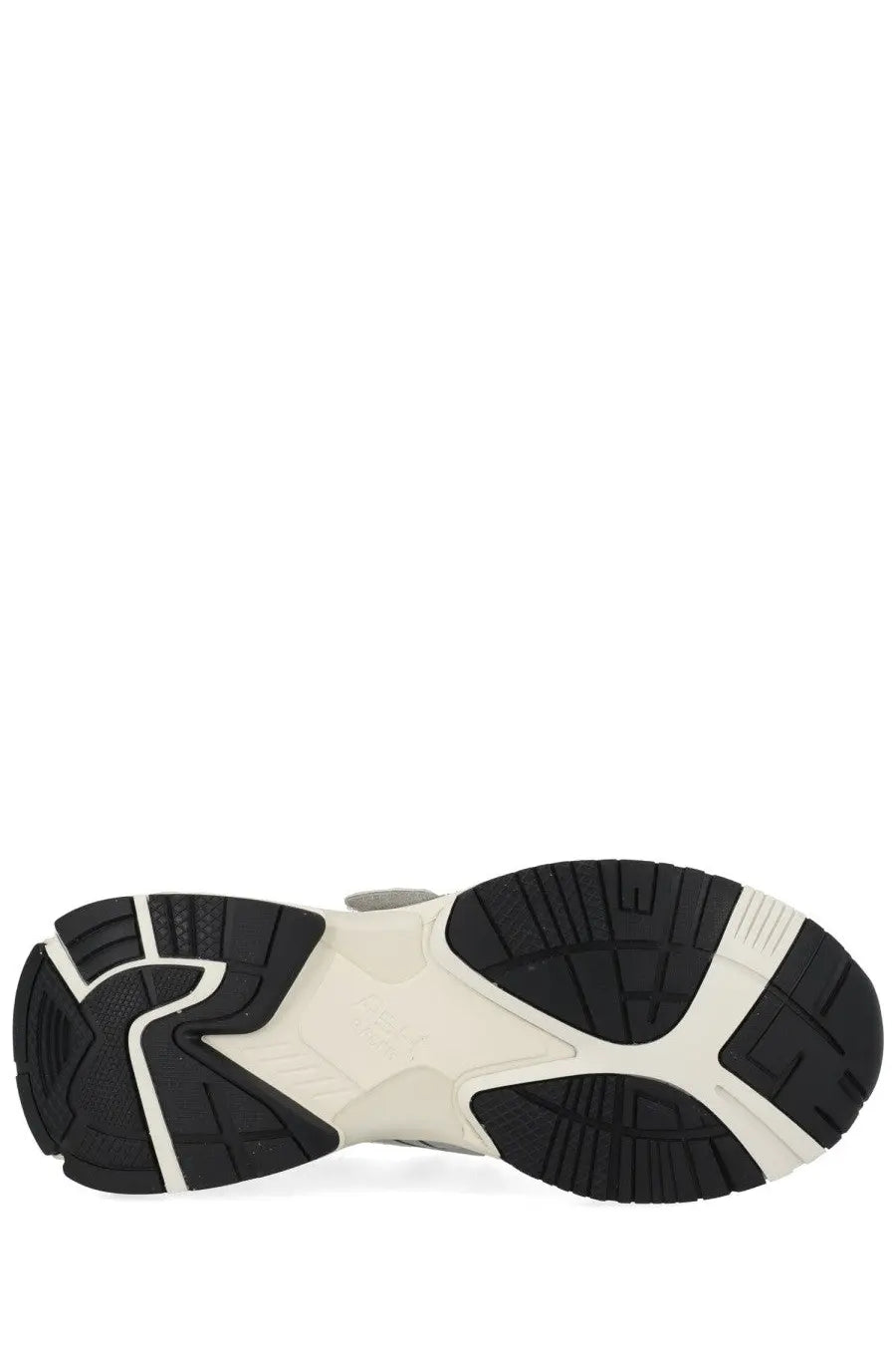 Ash women’s sneaker rolls grey with black and cream athletic design and chunky modern sole for casual wear
