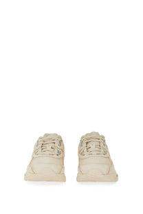 Beige balenciaga triple s sneakers with chunky sole and layered leather upper in asics unisex gel nyc sneaker style