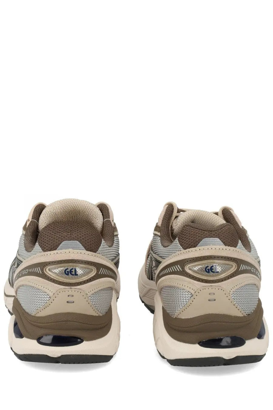 Beige and brown asics gel-kayano 250 unisex sneaker with mesh and synthetic overlays for running use