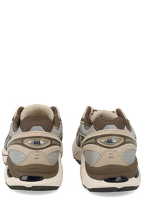 Beige and brown asics gel-kayano 250 unisex sneaker with mesh and synthetic overlays for running use