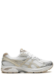 Asics unisex sneaker gt white with white and silver gel-kayano 180 running shoe mesh upper and metallic accents