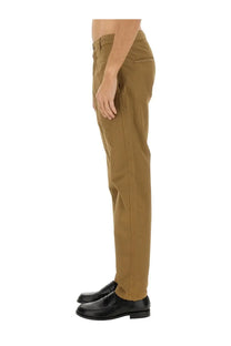 Aspesi men’s beige slim fit chino pants with classic stitching ideal for casual and smart casual wear