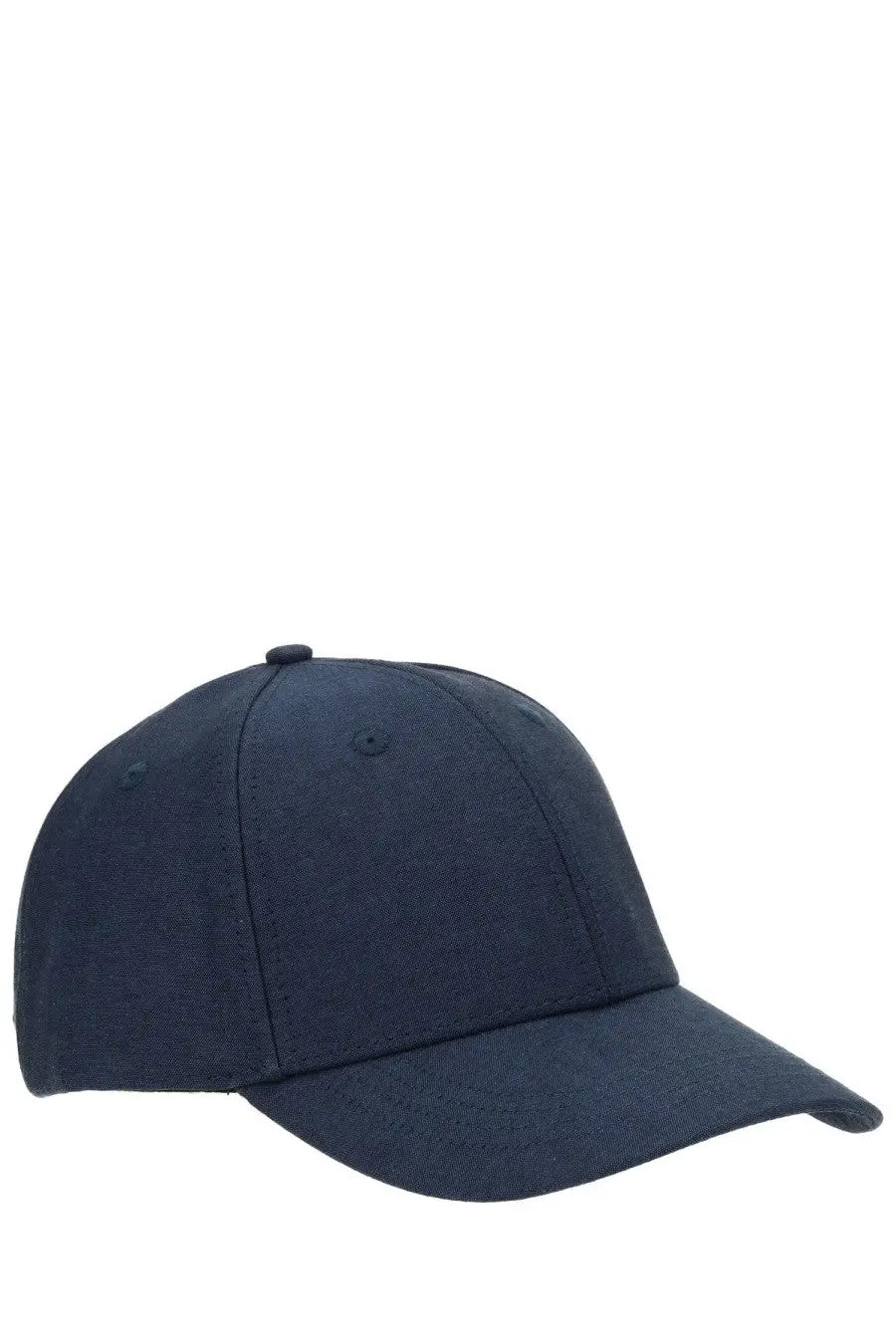 Navy blue ASPESI men’s cotton baseball cap with structured crown and curved brim for casual wear