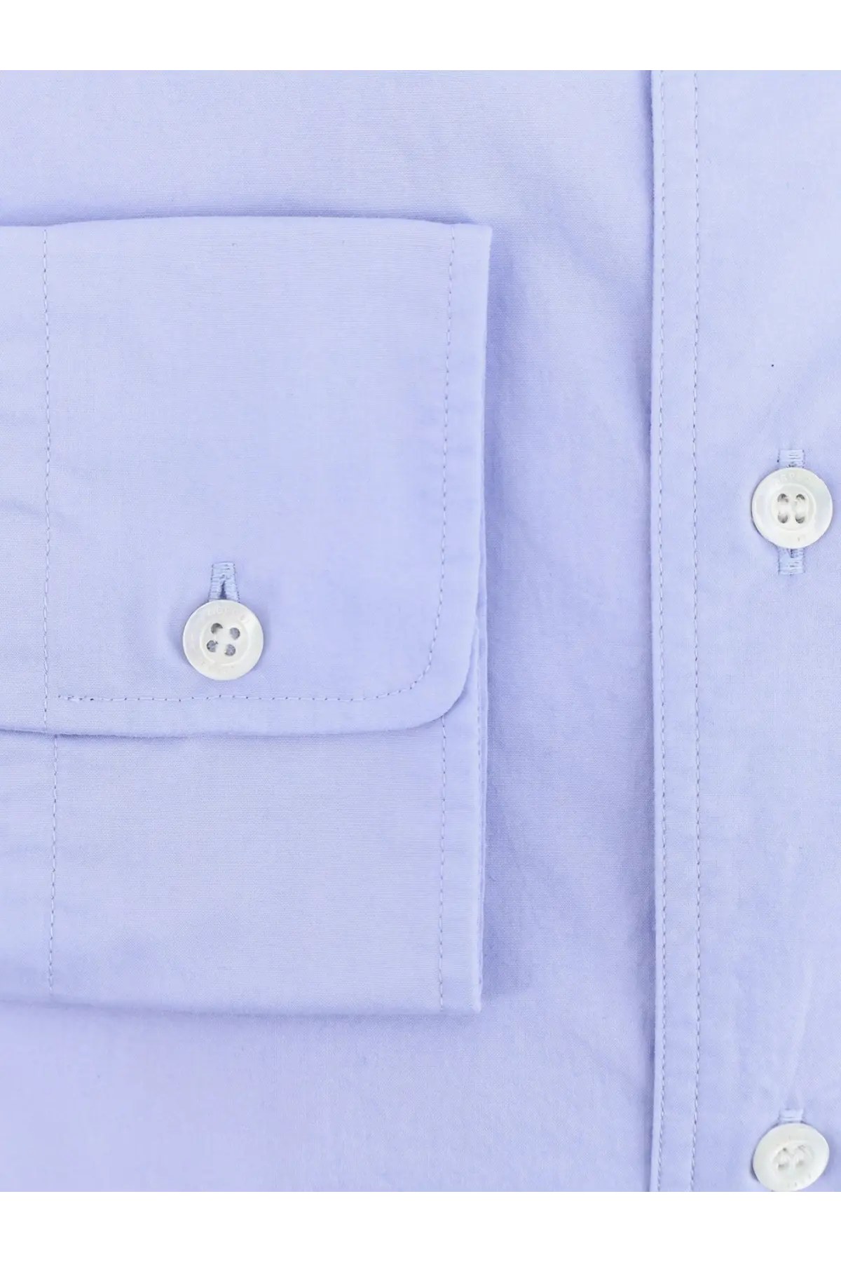 Aspesi men’s fred cotton shirt blue light blue button-down shirt with crisp fabric and white buttons