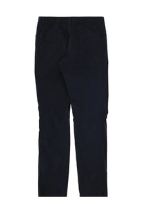 Black tailored trousers with sleek straight-leg cut and subtle stitching from aspesi men’s pantalone da trekking rivisitato blue