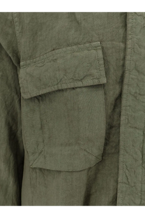 ASPESI Men's Ri Capa Linen Shirt Green