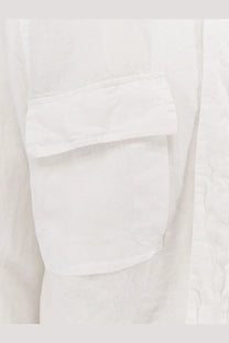 ASPESI Men's Ri Capa Linen Shirt White