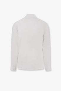 ASPESI Men's Ri Capa Linen Shirt White