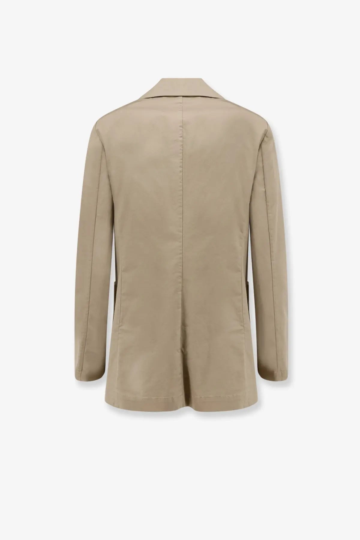 Beige aspesi women’s stretch cotton suit coloniale blazer with clean tailored fit and subtle stitching details