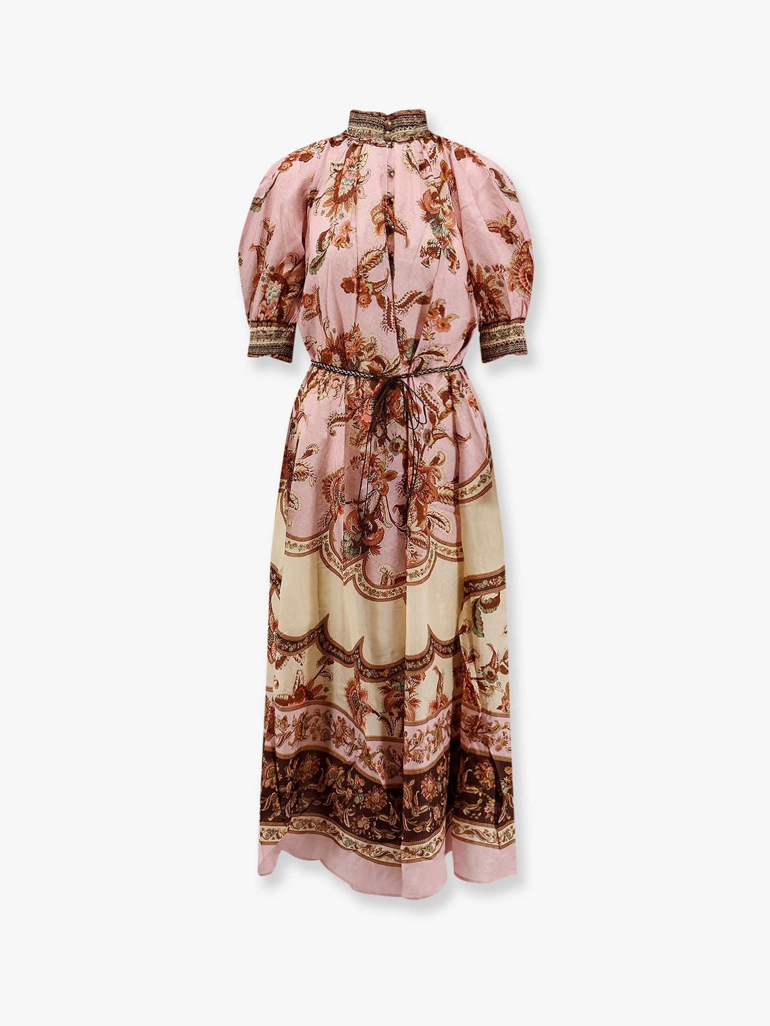 Zimmermann Women's Aster Billow Silk Long Dress MAUVE