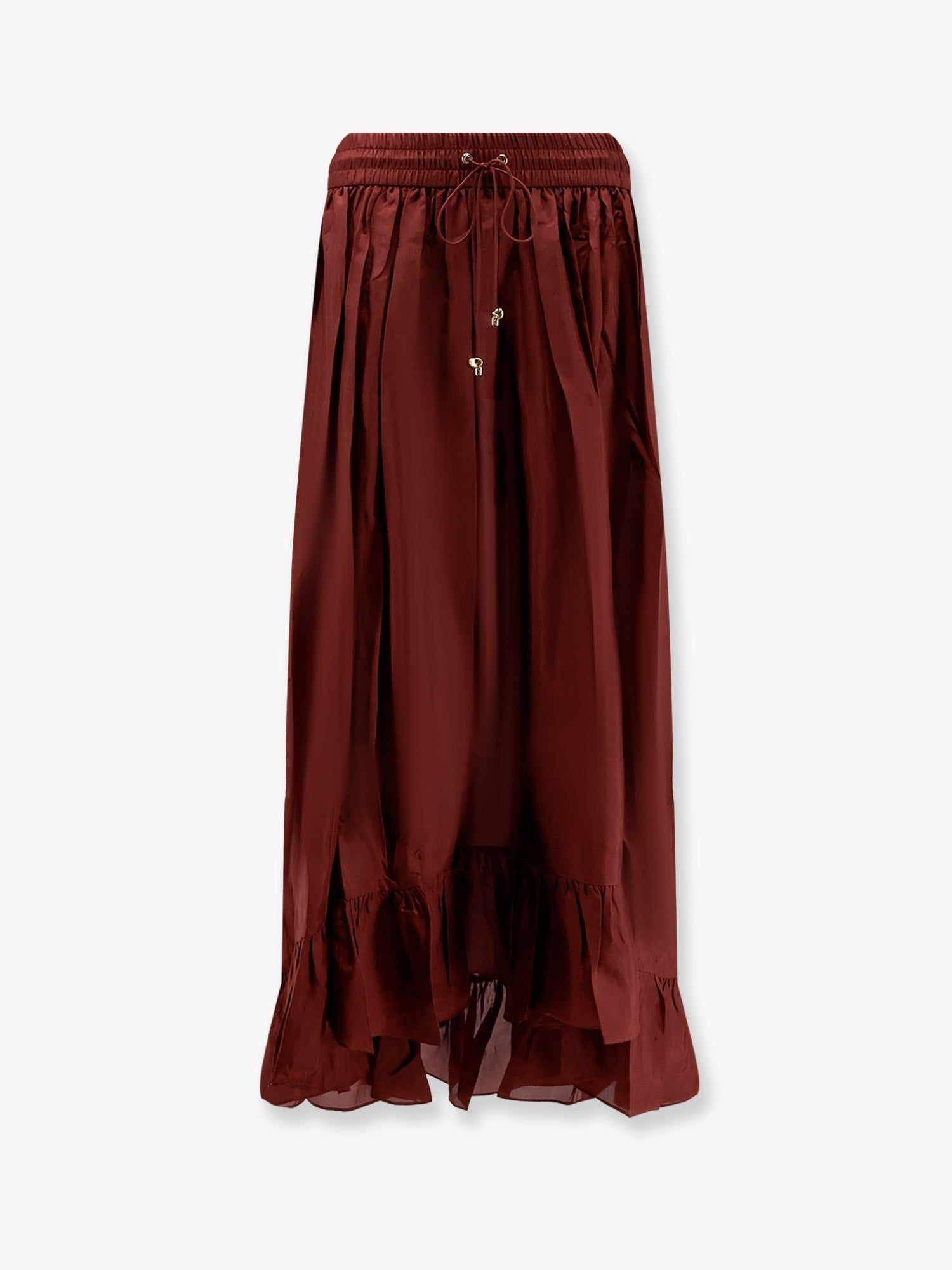 Zimmermann Women's Aster Silk Skirt Red