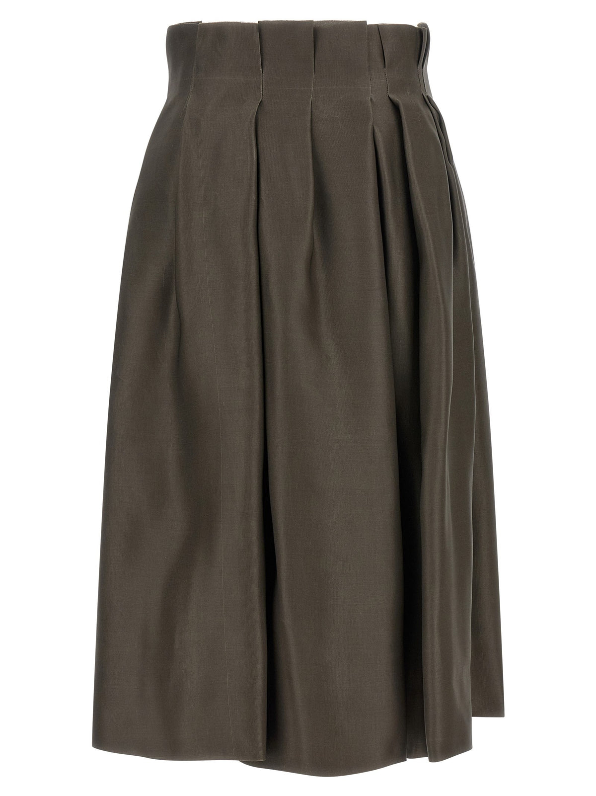 Khaite Astrid Skirt Brown