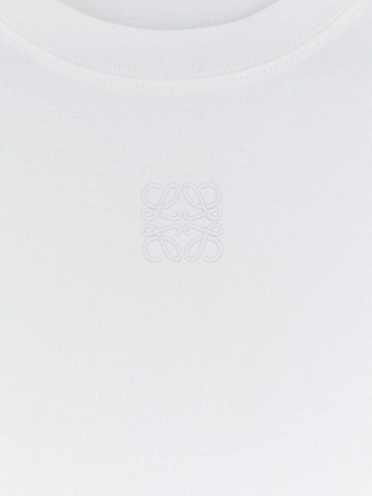Loewe Women's Asymmetric Cotton Blend Shirt White