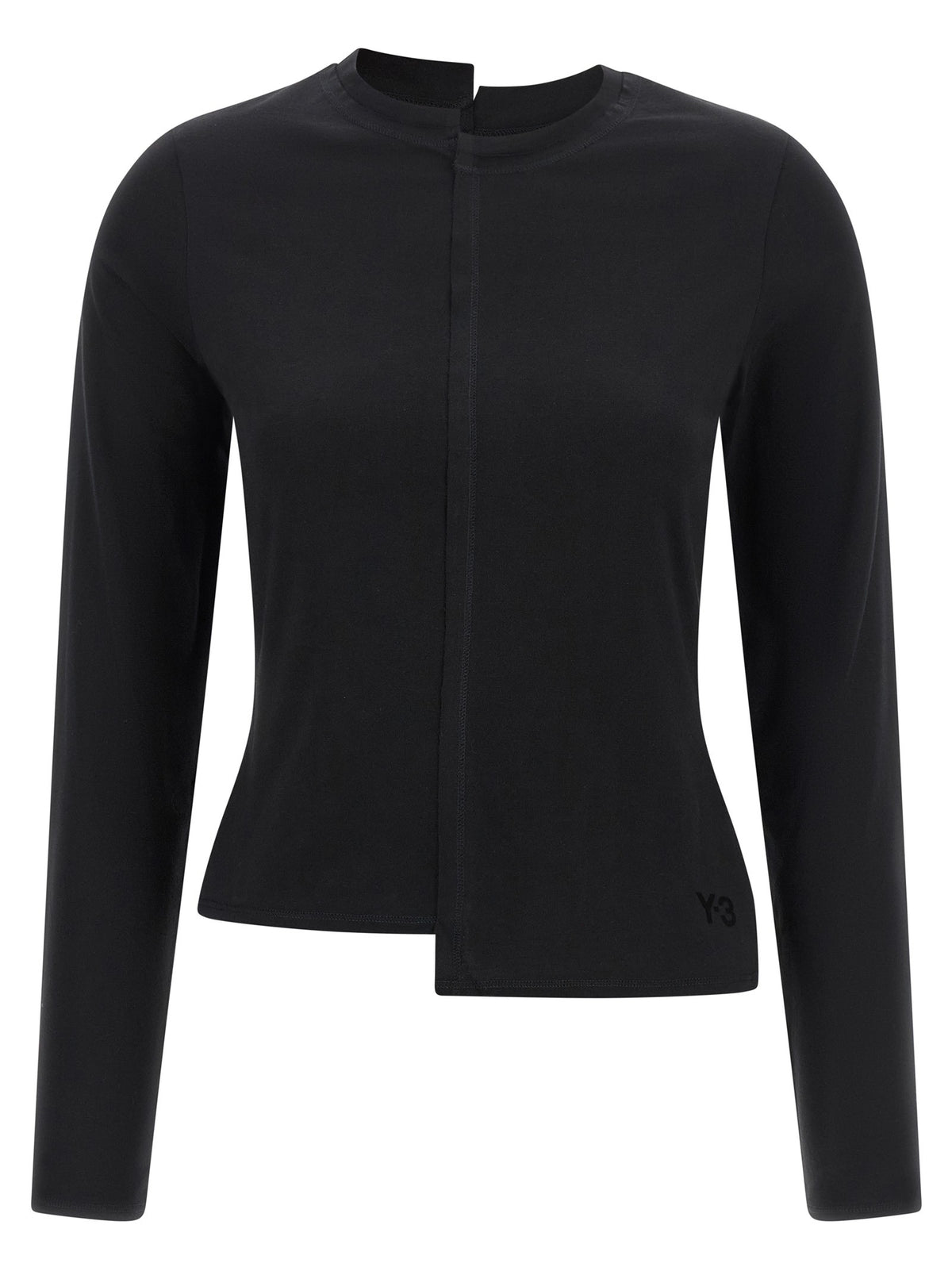 Y-3 Asymmetric Shirt Black