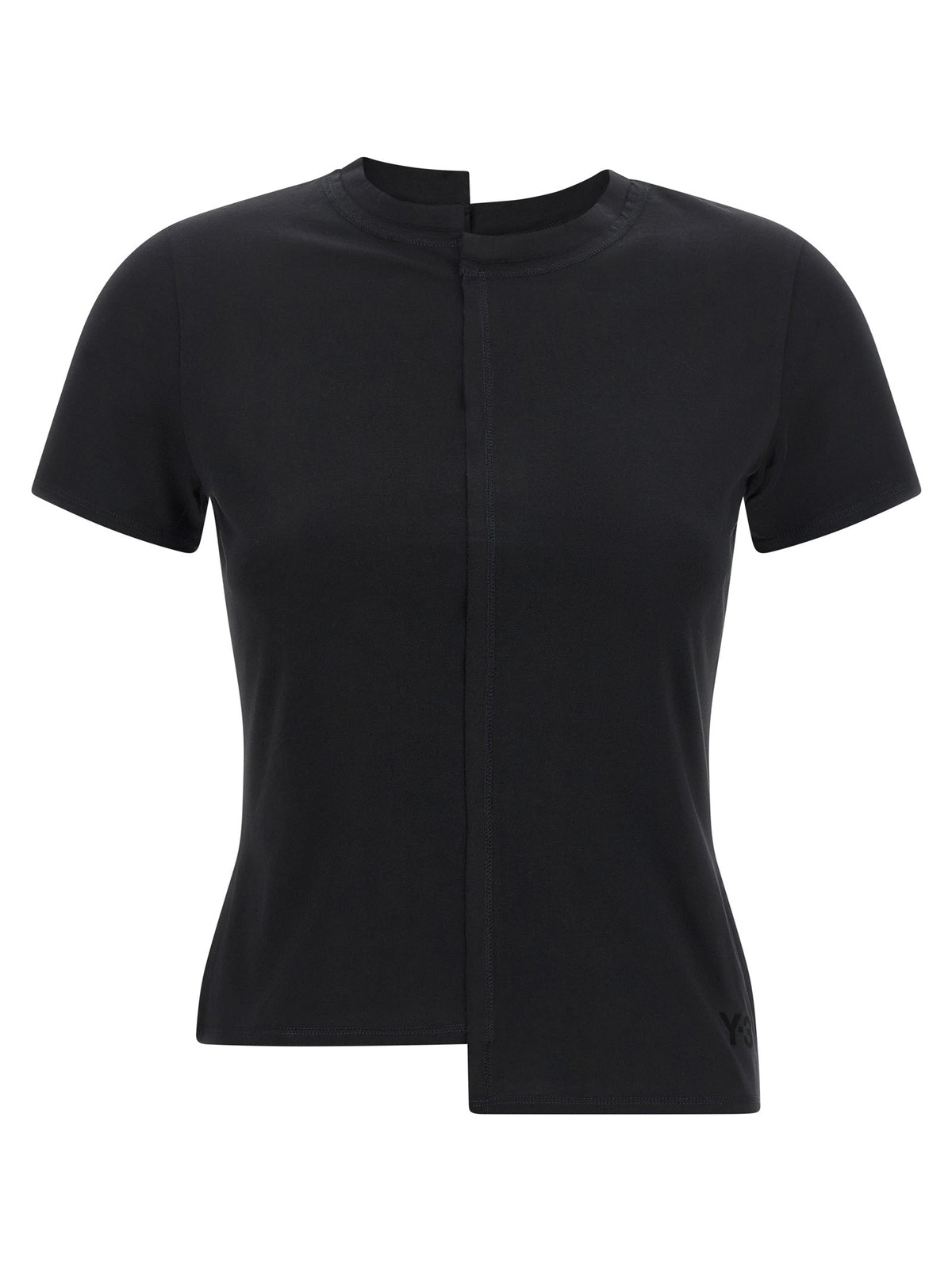 Y-3 Asymmetric Shirt Black