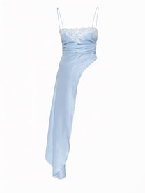Moschino Women's Asymmetrical Blouse Blue