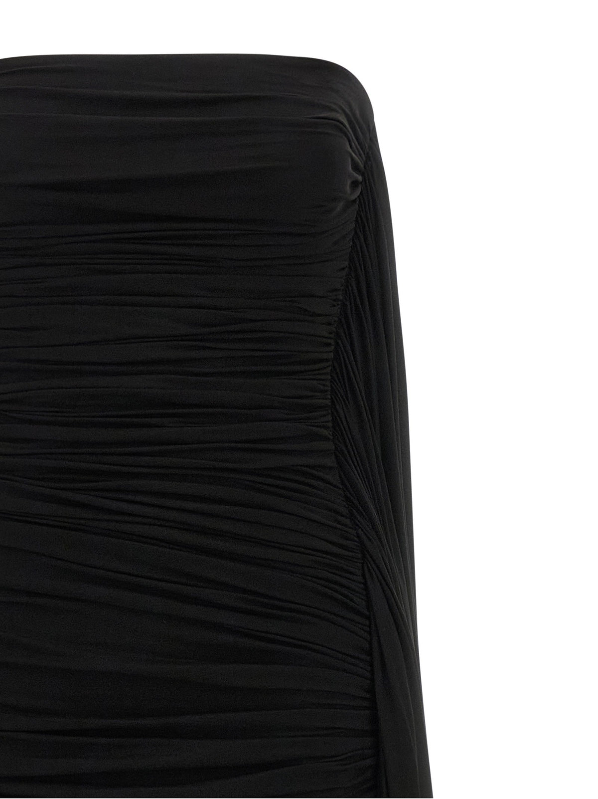 alexanderwang Asymmetrical Draped Dress Black