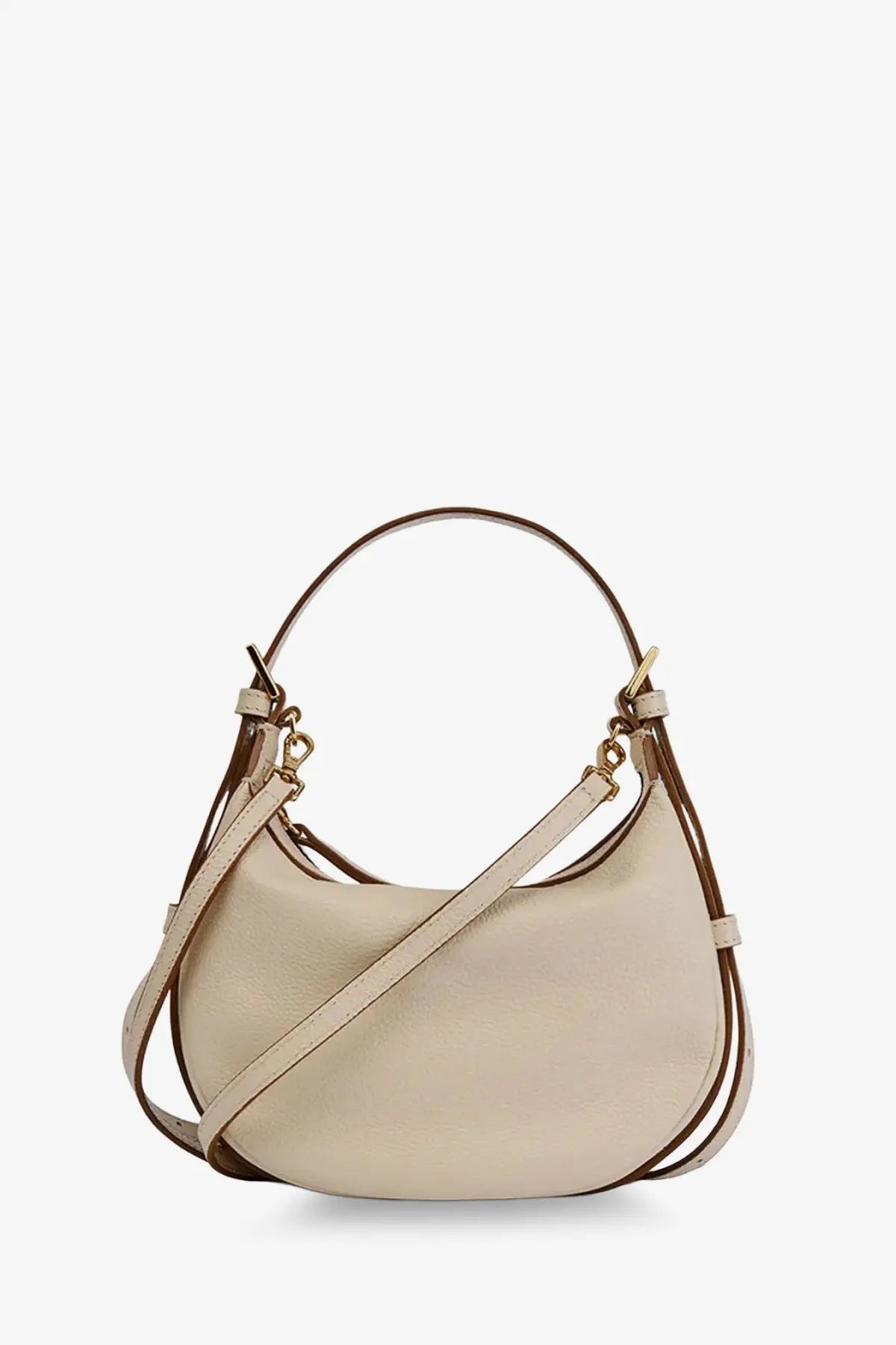 ATP Atelier Women's Silea Mandorla Leather Crossbody Bag Gold